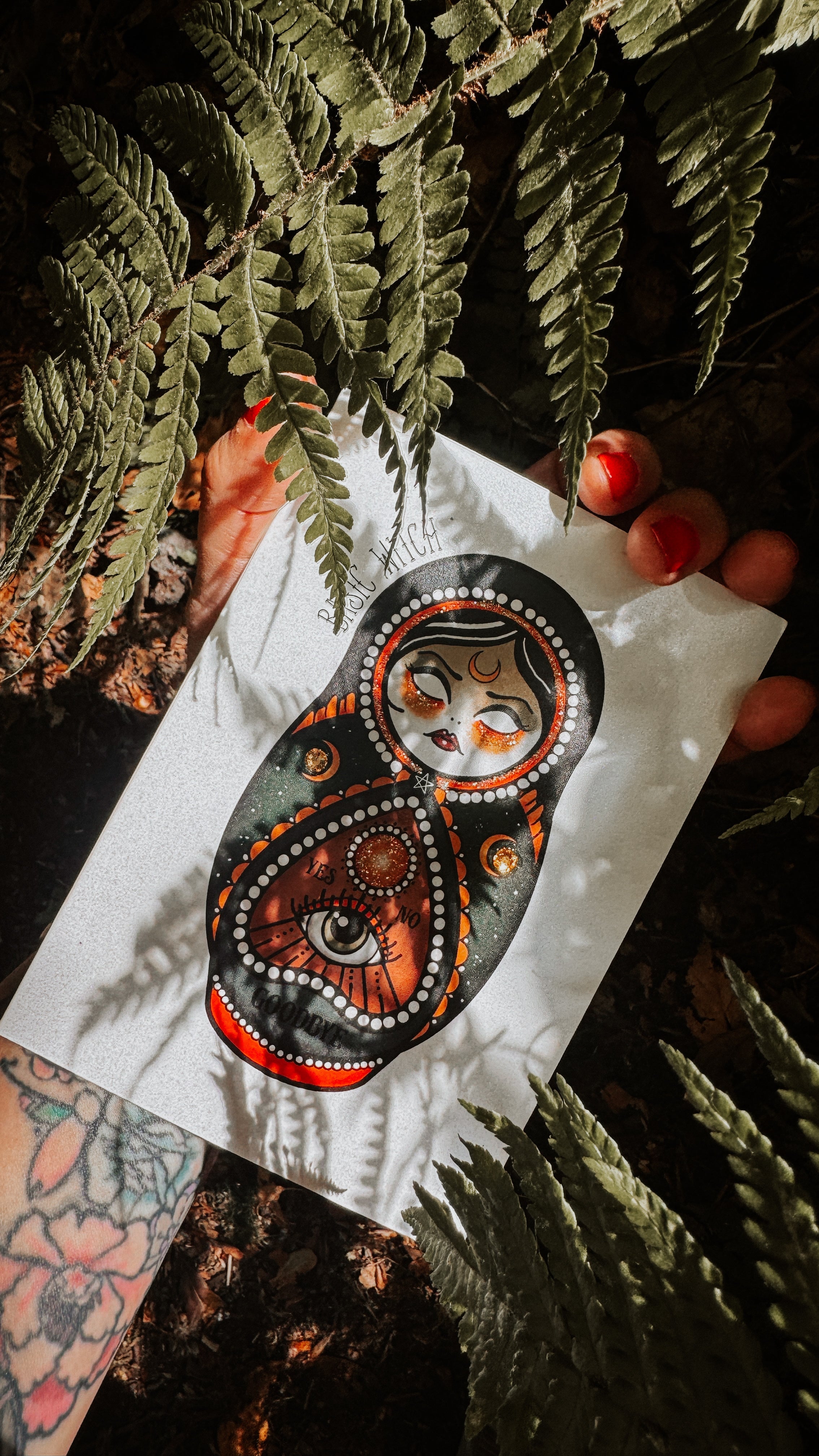 Cute & Creepy Russian Dolls | Vickilicious Designs Handmade Cards