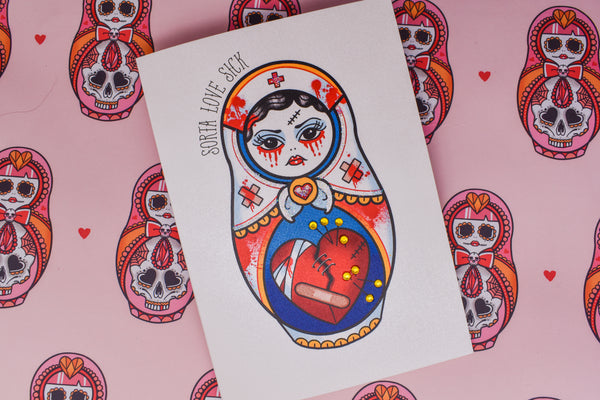 Sorta Love Sick | Cute & Creepy Doll Valentine’s Gift Set