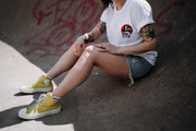 Worn to Death Smoking Skull Signature T-shirt