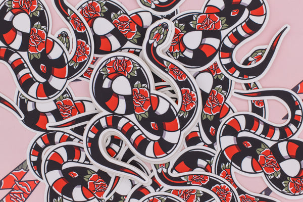 Don’t Get too Close | Snake Tattoo | Ink & Blood Rose Collectors Set