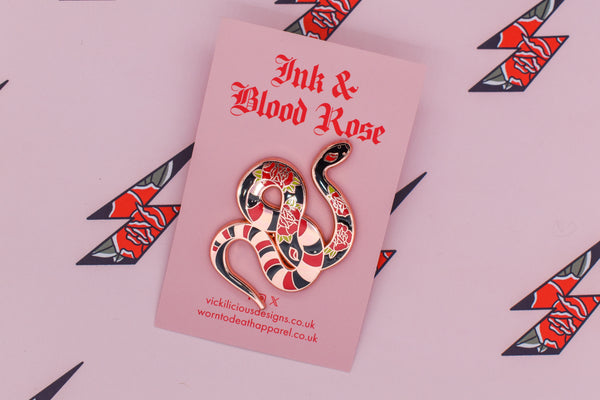 Don’t Get too Close | Snake Tattoo | Ink & Blood Rose Collectors Set