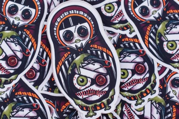 Voodoo Mummy - Freak or Treat? Halloween Sticker