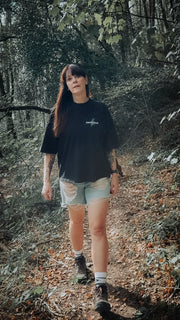 Dagger Skull Oversized Organic T-Shirt | Worn to Death Apparel
