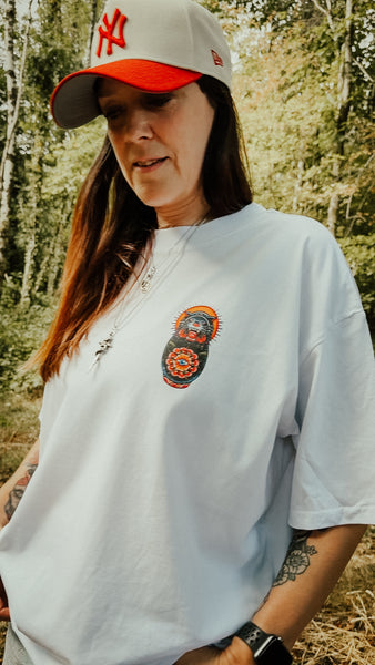 Born Untamed Organic Oversized T-Shirt – White