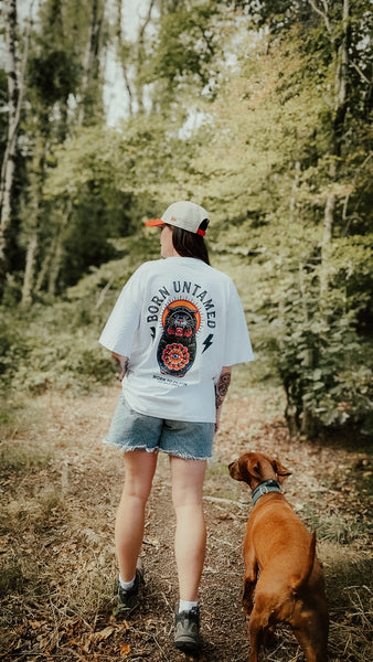 Born Untamed Organic Oversized T-Shirt – White
