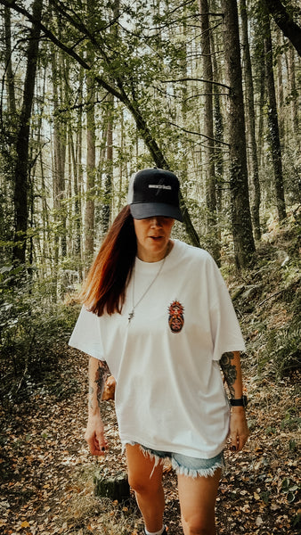 Shine Without Fear Organic Oversized T-Shirt – White