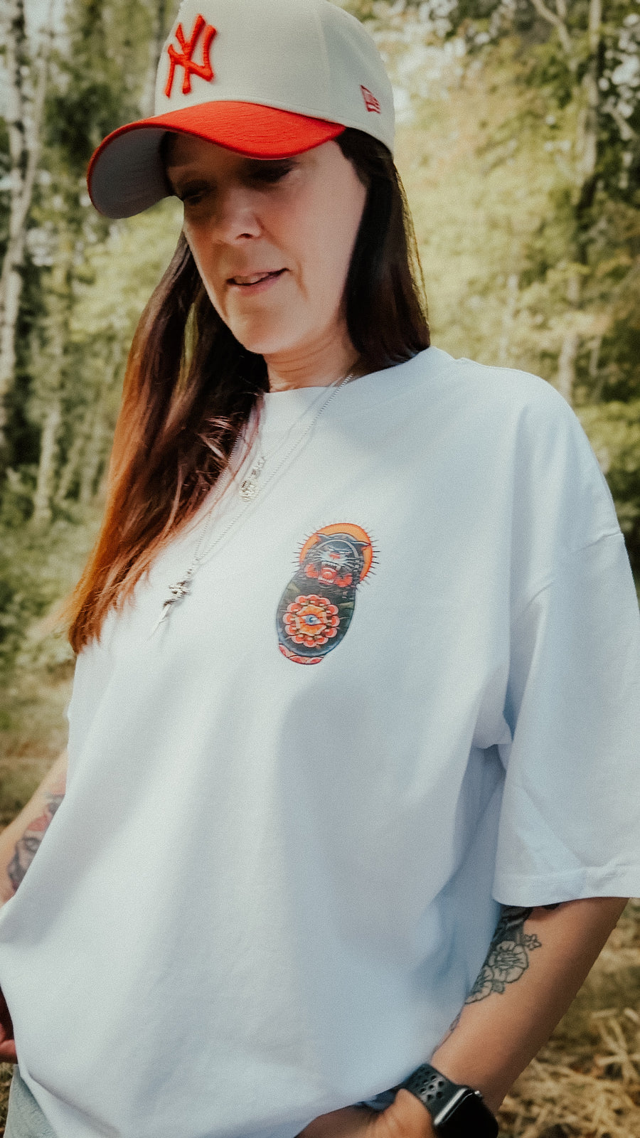 Born Untamed Organic Oversized T-Shirt – White