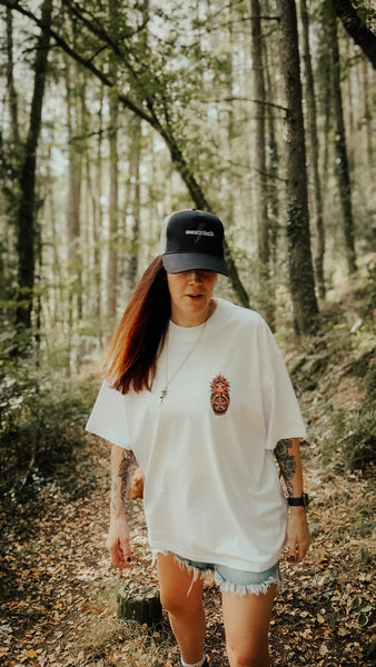 Shine Without Fear Organic Oversized T-Shirt – White