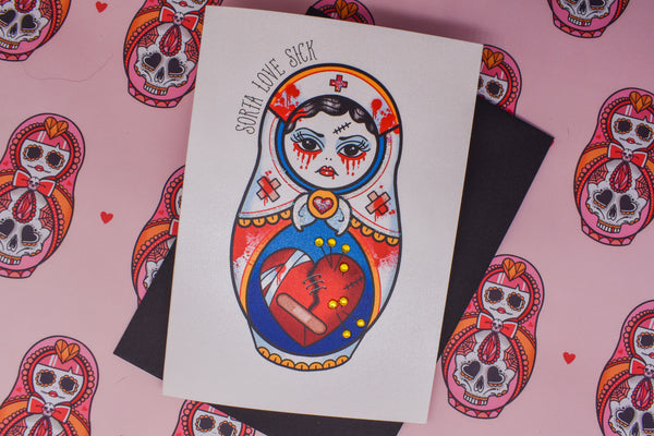 Sorta Love Sick | Cute & Creepy Doll Valentine’s Gift Set