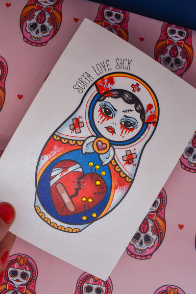 Sorta Love Sick | Cute & Creepy Doll Valentine’s Gift Set