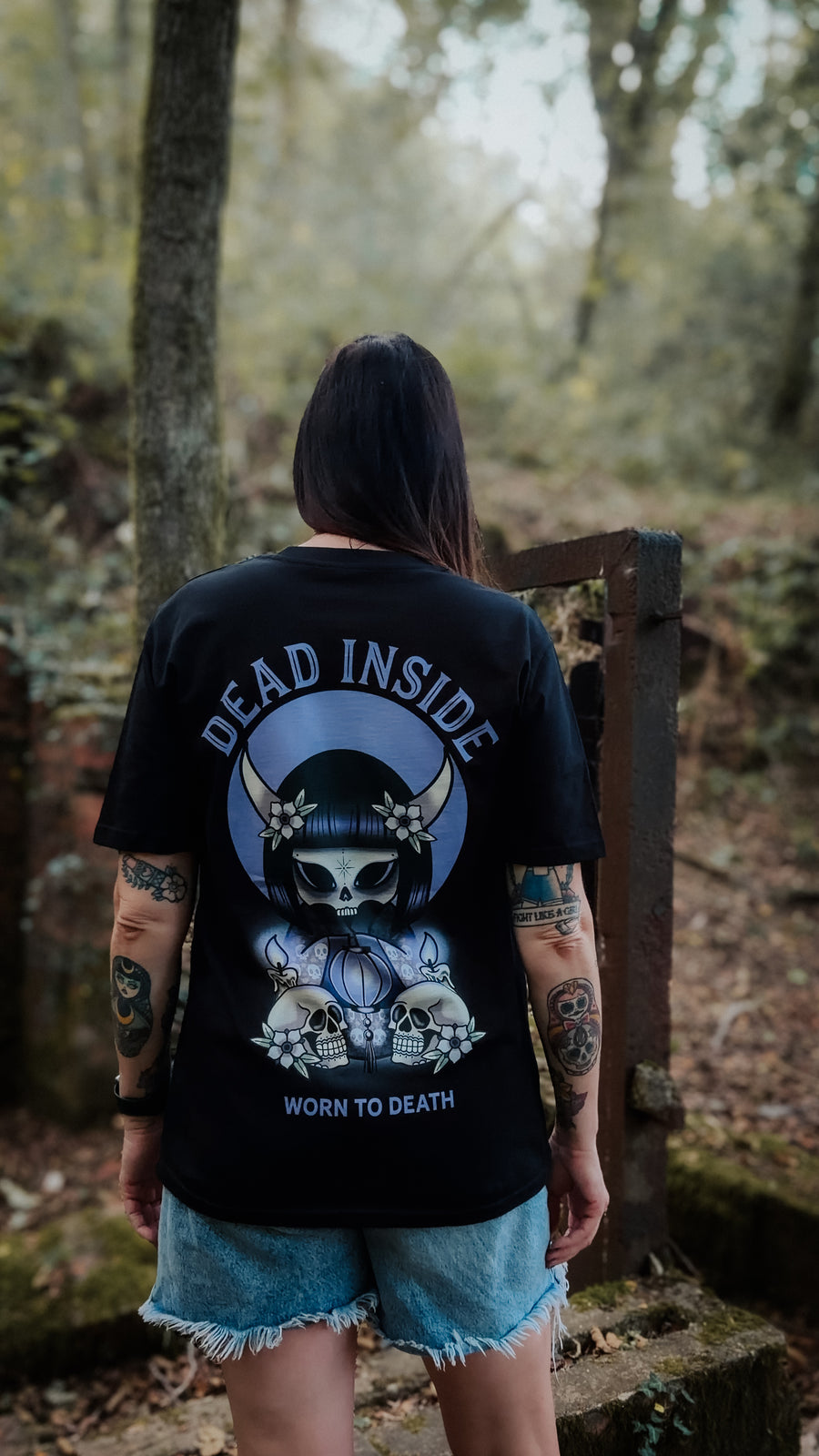 Dead Inside Kokeshi Doll Organic T-Shirt