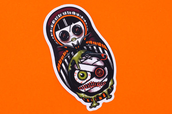 Voodoo Mummy - Freak or Treat? Halloween Sticker