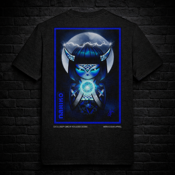 Nariko Thunder Moon | Front & Back Print T-Shirt