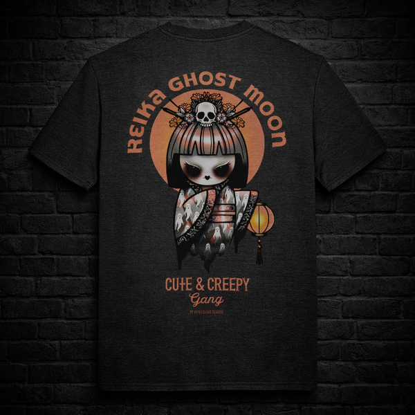 Reika Ghost Moon T-Shirt | Dark Kawaii Creepy Doll Tee