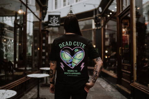 Dead Cute Zombie Bootie T-Shirt | Cute & Creepy Goth Tee