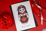 Cute but Psycho - Demon Choir Girl Christmas Card