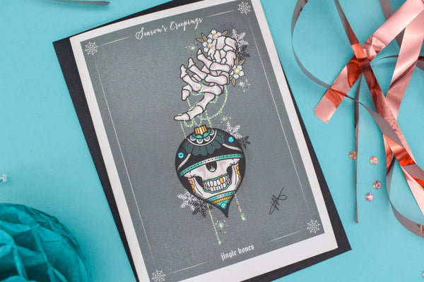 Seasons Creepings | Jingle Bones Handmade Christmas Card