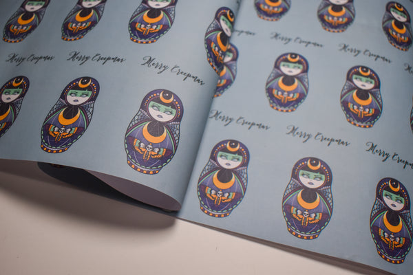 Lunar Witch Merry Creepmas Christmas Gift Wrapping
