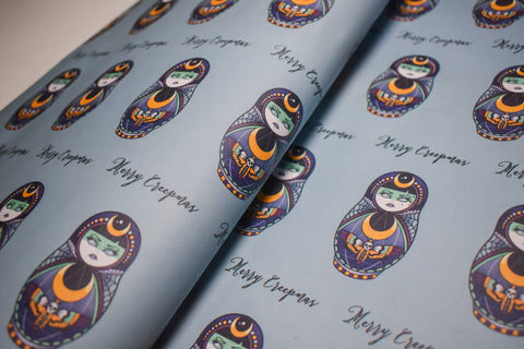 Lunar Witch merry Creepmas Christmas Gift Wrapping
