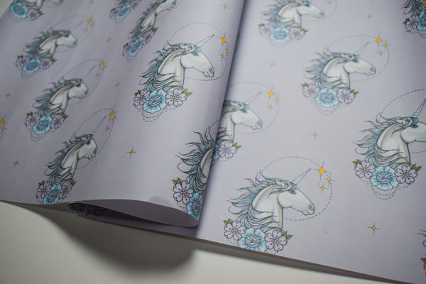 Magical Unicorn Christmas Gift Wrapping Paper