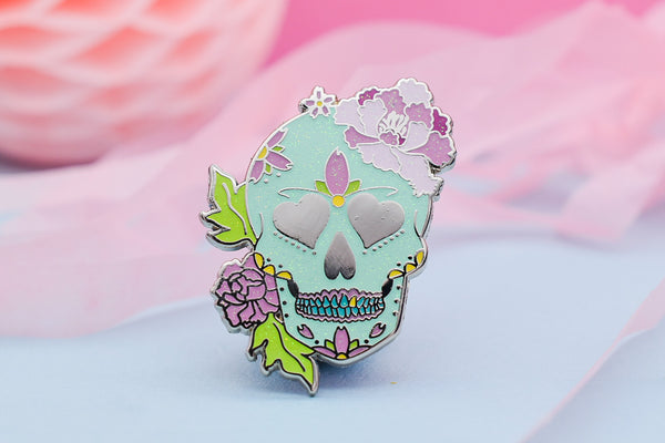 Dead Gorgeous Sugar Skull Enamel Pin