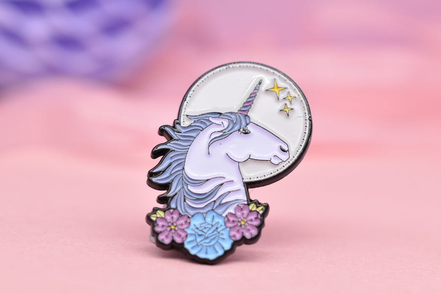 Unicorn Tattoo Soft Enamel Pin