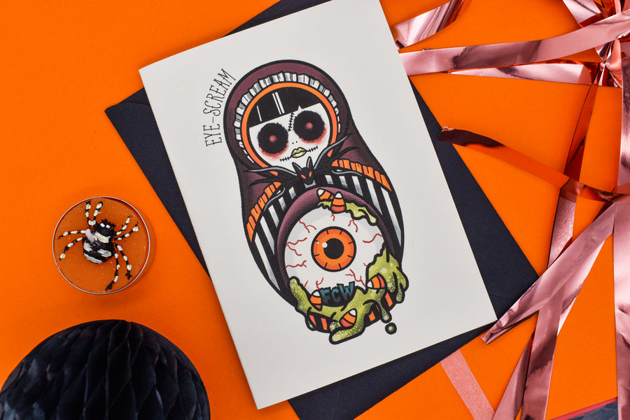 Eye-scream - Freak or Treat? Halloween Handmade Card