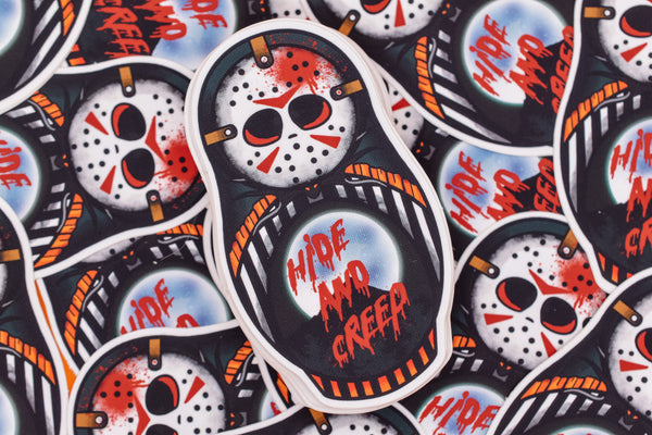 Hide & Creep - Freak or Treat? Halloween Sticker