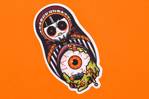 Eye-scream - Freak or Treat? Halloween Sticker