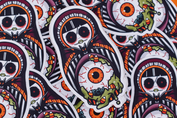 Eye-scream - Freak or Treat? Halloween Sticker