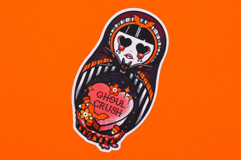 Ghoul Crush - Freak or Treat? Halloween Sticker