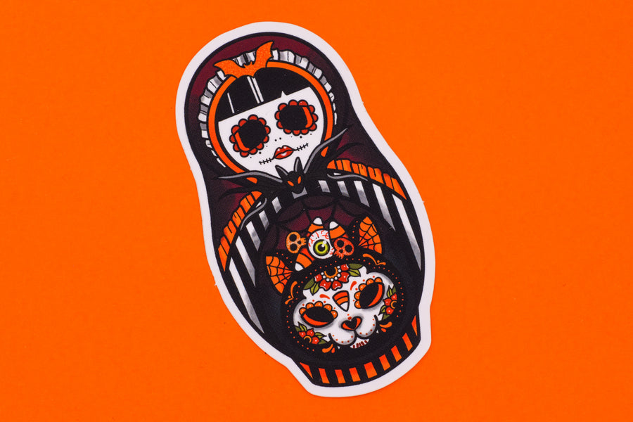 Feline Freaky  - Freak or Treat? Halloween Sticker