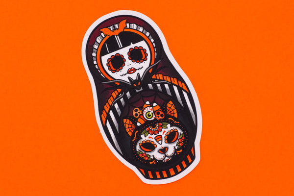 Feline Freaky  - Freak or Treat? Halloween Sticker