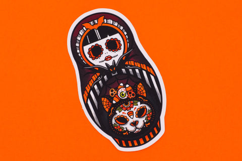 Feline Freaky  - Freak or Treat? Halloween Sticker