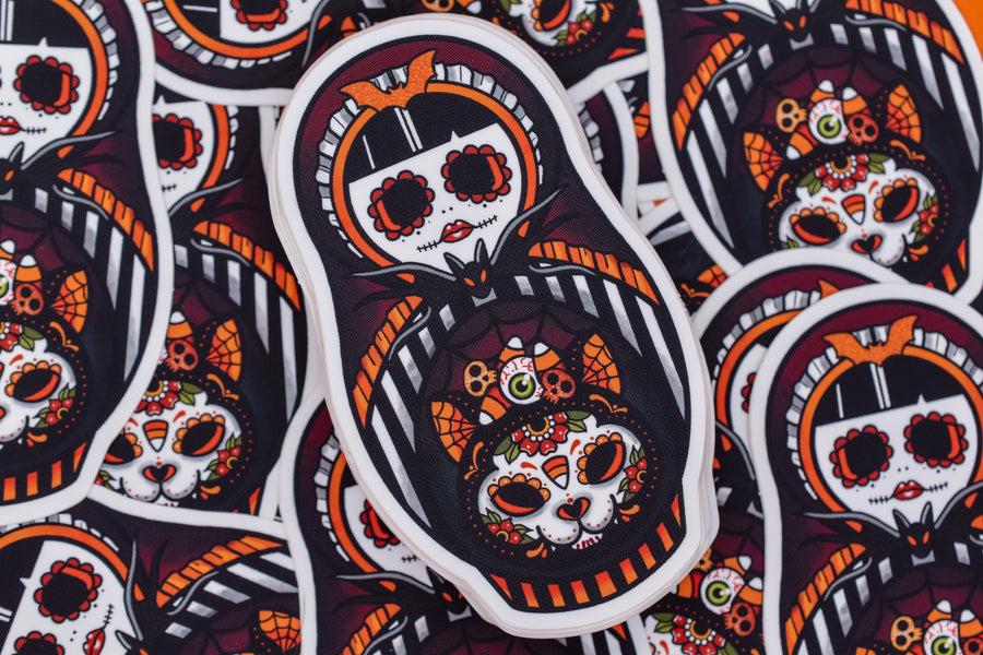 Feline Freaky  - Freak or Treat? Halloween Sticker