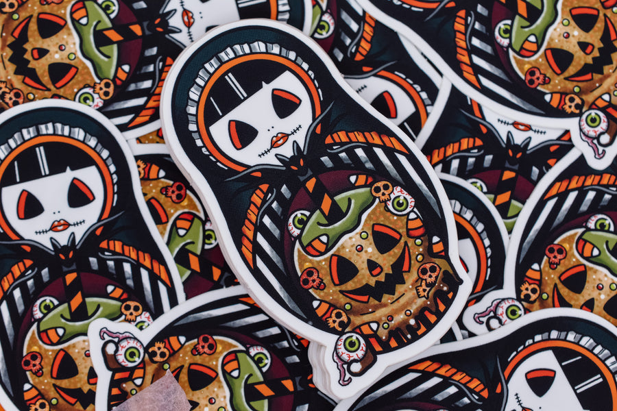Candied Creep  - Freak or Treat? Halloween Sticker