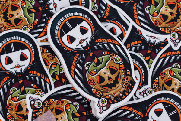 Candied Creep  - Freak or Treat? Halloween Sticker