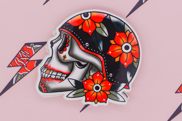 Ride or Die. Live Free. | Biker Skull Tattoo | Ink & Blood Rose Collectors Set