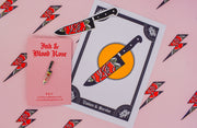 Endure & Survive | Floral Dagger Tattoo | Ink & Blood Rose Collectors Set