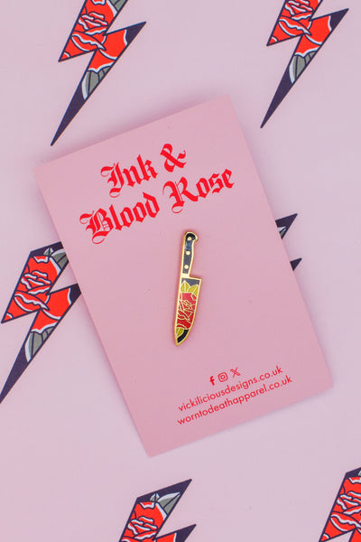 Endure & Survive | Floral Dagger Tattoo | Ink & Blood Rose Collectors Set