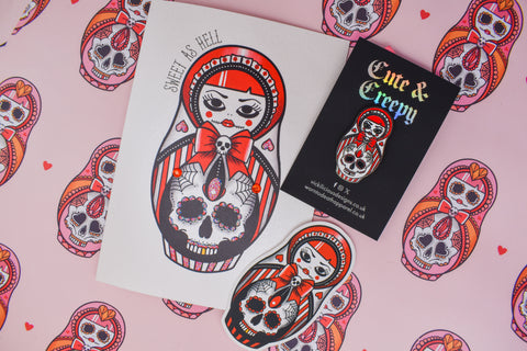 Sweet as Hell | Cute & Creepy Doll Valentine’s Gift Set