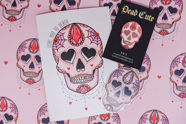 Love You to Death | Dead Cute Sugar Skull Valentine’s Gift Set