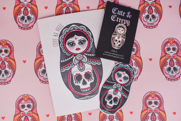 Cute as Hell | Cute & Creepy Doll Valentine’s Gift Set