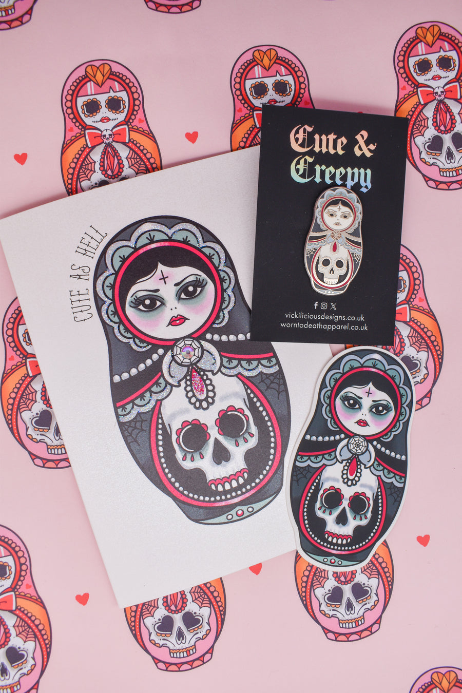 Cute as Hell | Cute & Creepy Doll Valentine’s Gift Set