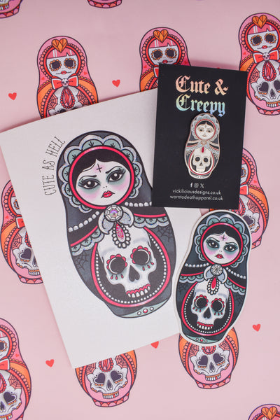 Cute as Hell | Cute & Creepy Doll Valentine’s Gift Set