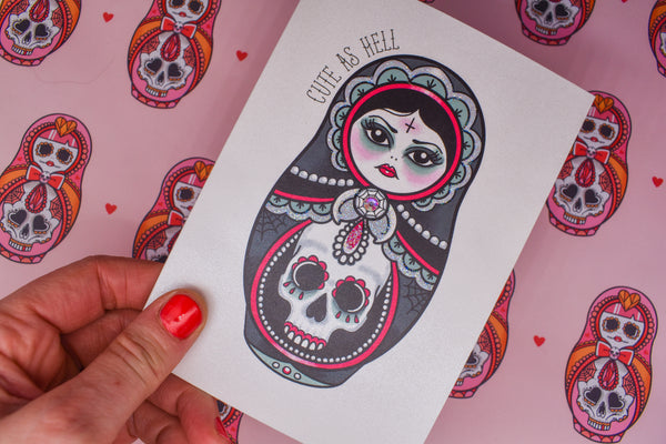Cute as Hell | Cute & Creepy Doll Valentine’s Gift Set