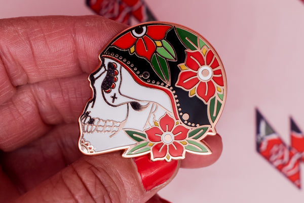 Ride or Die. Live Free. | Biker Skull Tattoo | Ink & Blood Rose Collectors Set