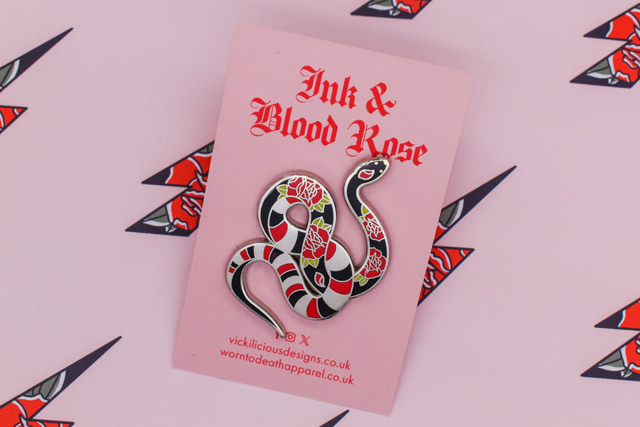 Don’t Get too Close | Snake Tattoo | Ink & Blood Rose Collectors Set