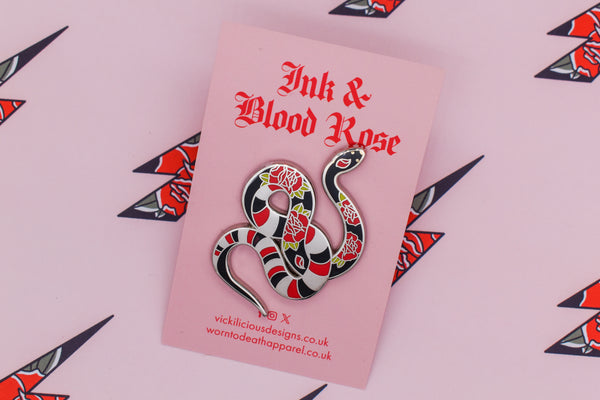 Don’t Get too Close | Snake Tattoo | Ink & Blood Rose Collectors Set