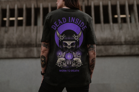 Dead Inside Kokeshi Doll Organic T-Shirt
